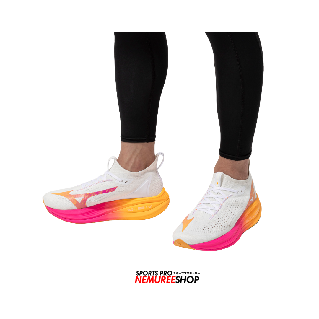 MIZUNO Running Shoes NEO VISTA 2 (WHITE / WHITE / PINK TETRA) - Nemuree Shop - Online Sports Store