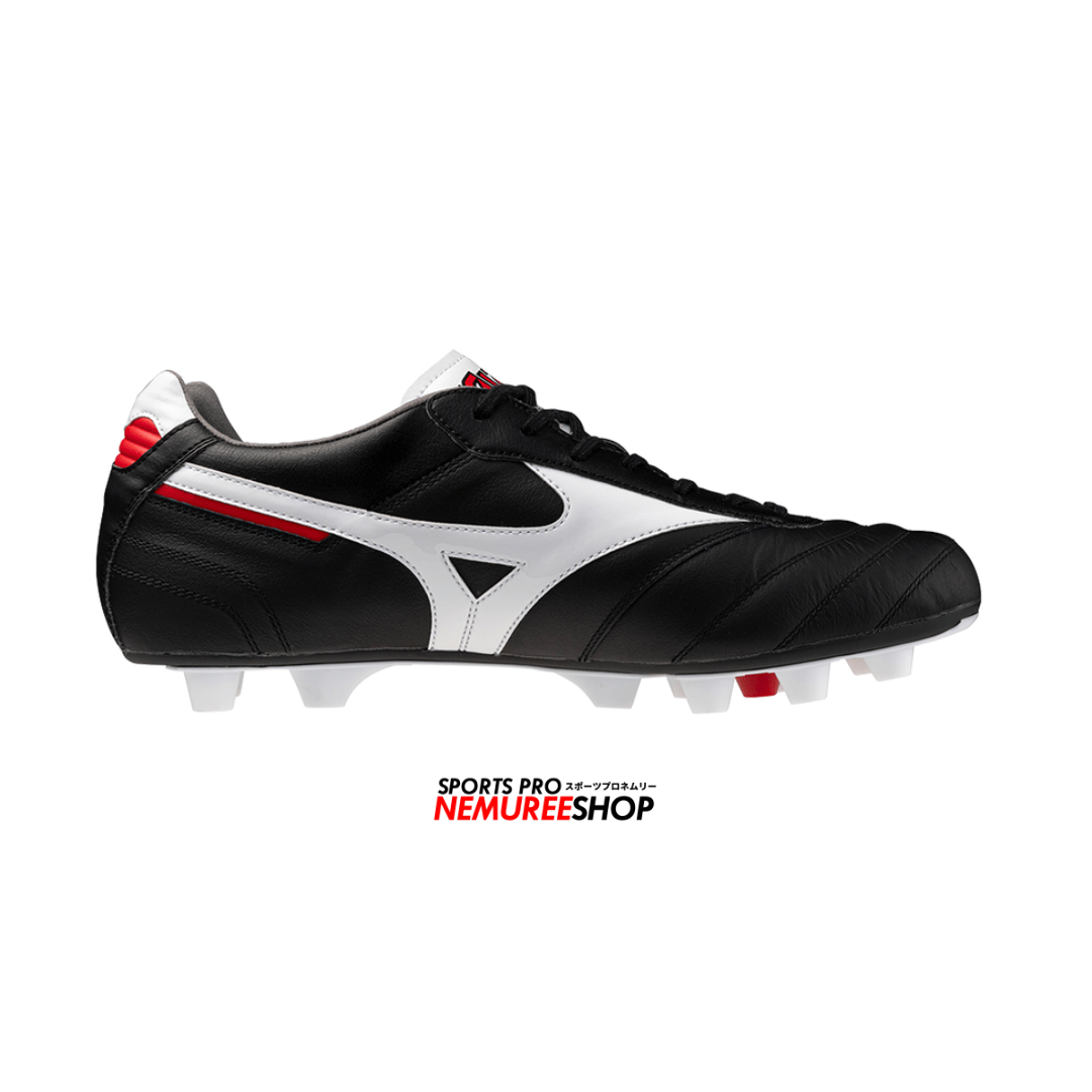 MIZUNO Football Shoes MORELIA 2 ELITE (BLACK/WHITE/CHINESE RED) - Nemuree Shop - Online Sports Store
