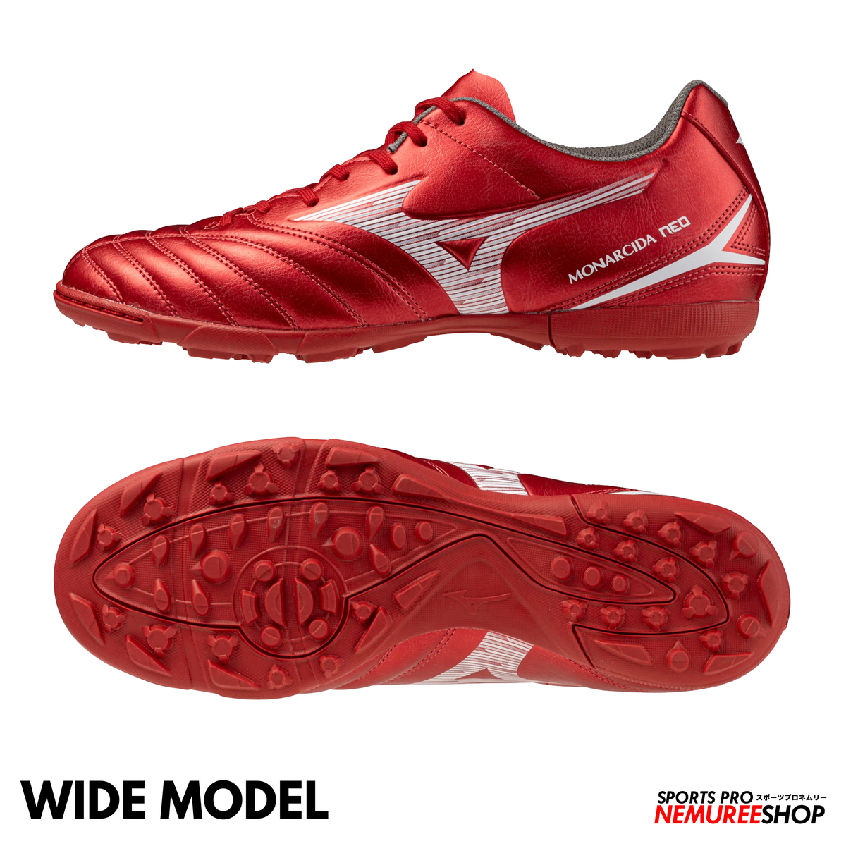 MIZUNO Football Shoes MONARCIDA NEO 3 SELECT AS (MORELIA 40TH RED/WHITE)