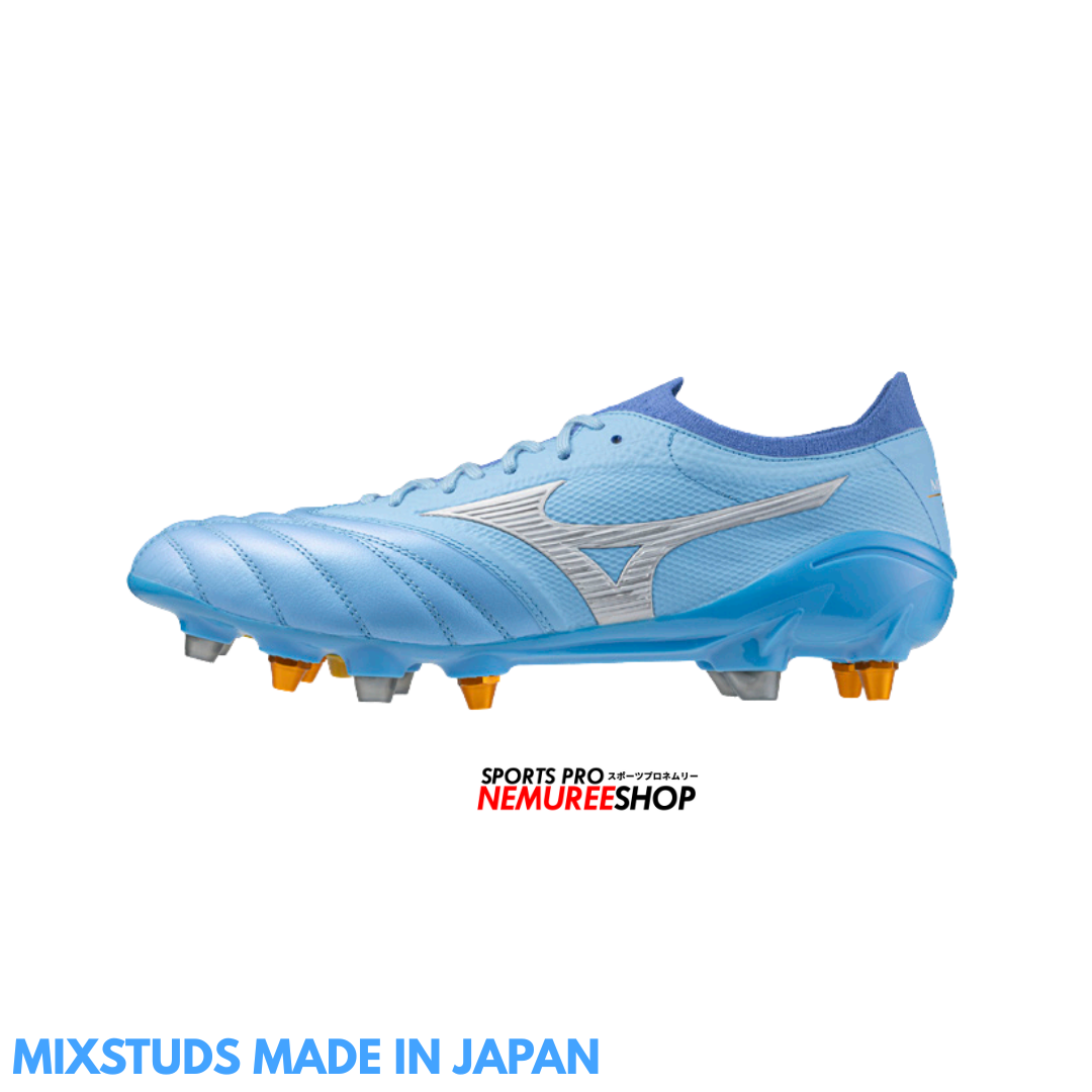 MIZUNO Football Shoes MORELIA NEO 4 BETA JAPAN MIX (CELESTE / WHITE / ULTRAMARINE) - Nemuree Shop - Online Sports Store