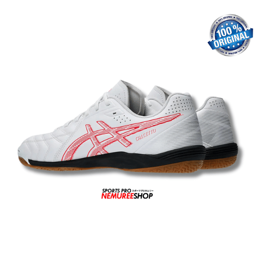 ASICS Futsal Shoes CALCETTO WD 9 (WHITE/DIVA PINK) - Nemuree Shop - Online Sports Store