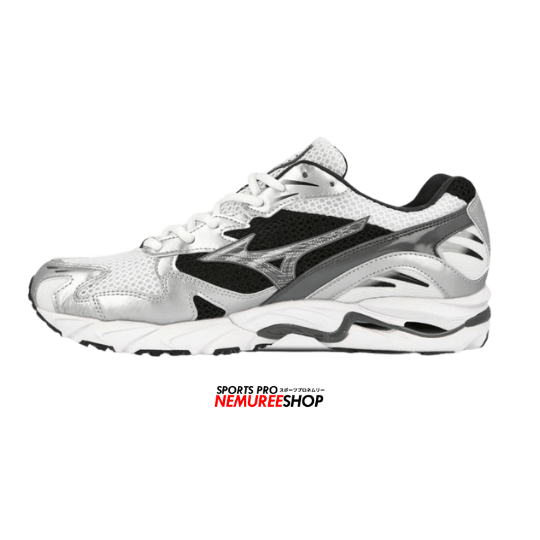 MIZUNO Sneakers WAVE RIDER 10 SPORT (WHITE SILVER/BLACK) - Nemuree Shop - Online Sports Store