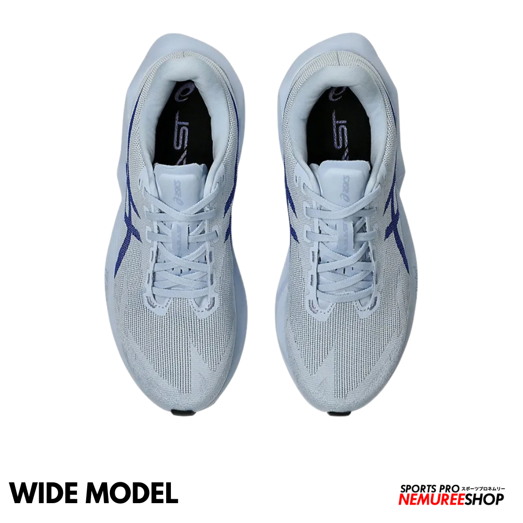 ASICS Running Shoes NOVABLAST 6 WIDE (SOLID AIR/PRUSSIAN BLUE)
