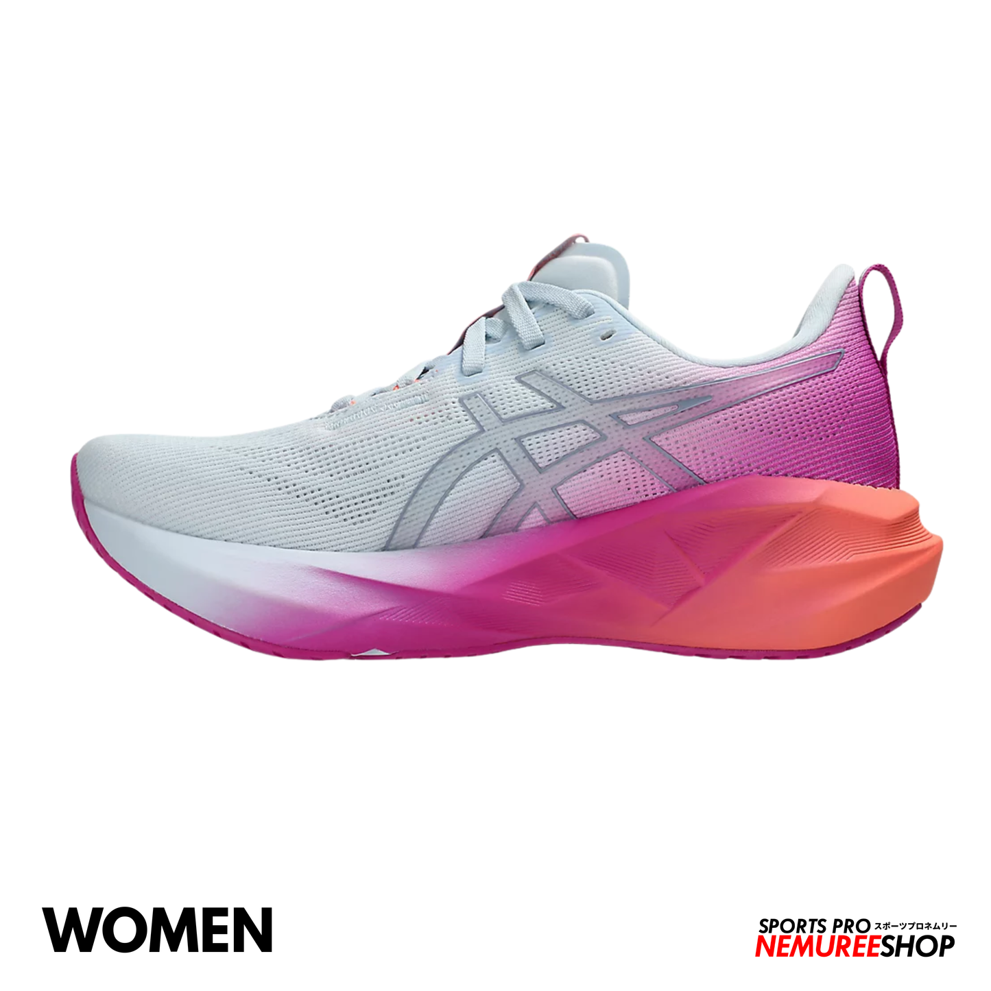 ASICS Women Running Shoes NOVABLAST 5 WOMEN (SKY/DIGITAL SAKURA) - Nemuree Shop - Online Sports Store