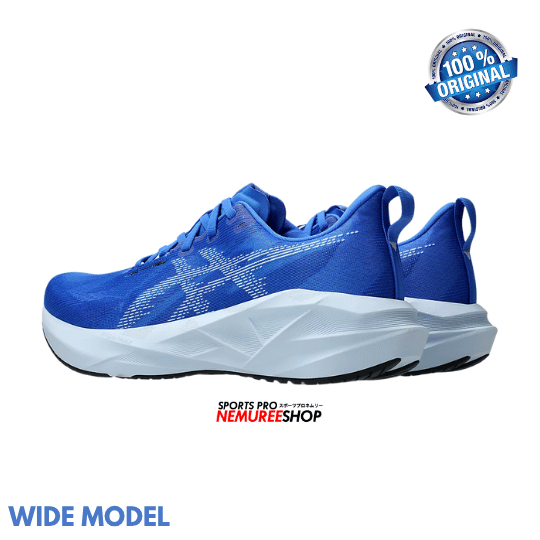 ASICS Running Shoes NOVABLAST 5 WIDE (ILLUSION BLUE/LIGHT BLUE) - Nemuree Shop - Online Sports Store