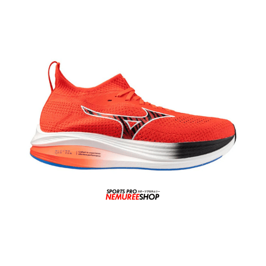 MIZUNO Running Shoes MIZUNO NEO ZEN (BASEBALL BLUE/BLACK/IGNITION RED) - Nemuree Shop - Online Sports Store