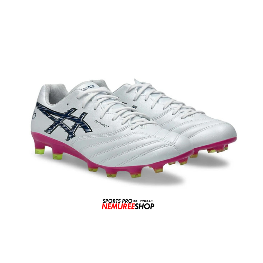 ASICS Football Shoes DS LIGHT X-FLY PRO 3 (WHITE/TWILIGHT BLUE) - Nemuree Shop - Online Sports Store