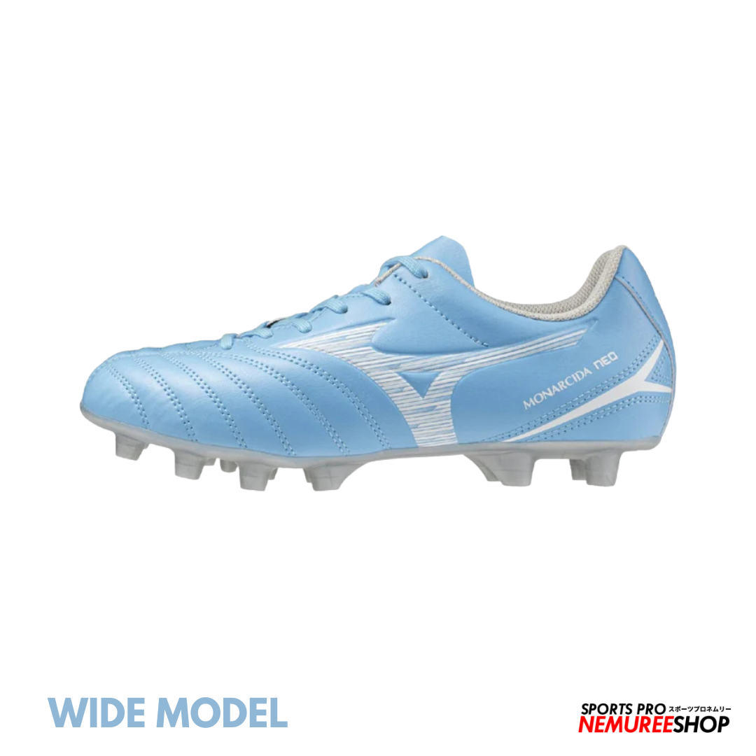 MIZUNO Football Shoes MONARCIDA NEO 3 SELECT WIDE (CELESTE / WHITE) - Nemuree Shop - Online Sports Store