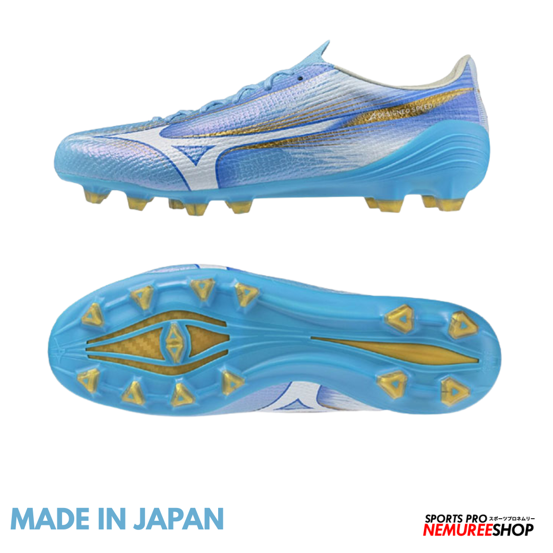 MIZUNO Football Shoes ALPHA 3 JAPAN (CELESTE / WHITE) - Nemuree Shop - Online Sports Store