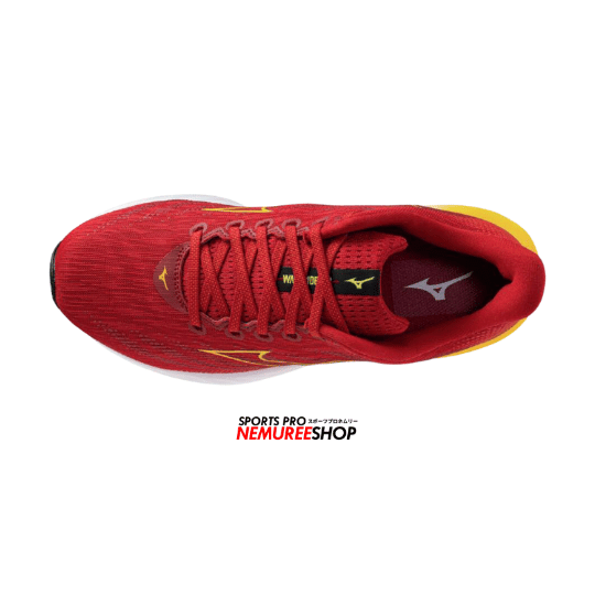 MIZUNO Running Shoes WAVE RIDER 28 (RED/YELLOW/ORANGE) - Nemuree Shop - Online Sports Store