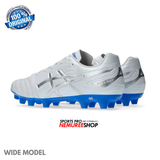 ASICS Football Shoes DS LIGHT CLUB WIDE (WHITE/PURE SILVER) - Nemuree Shop - Online Sports Store