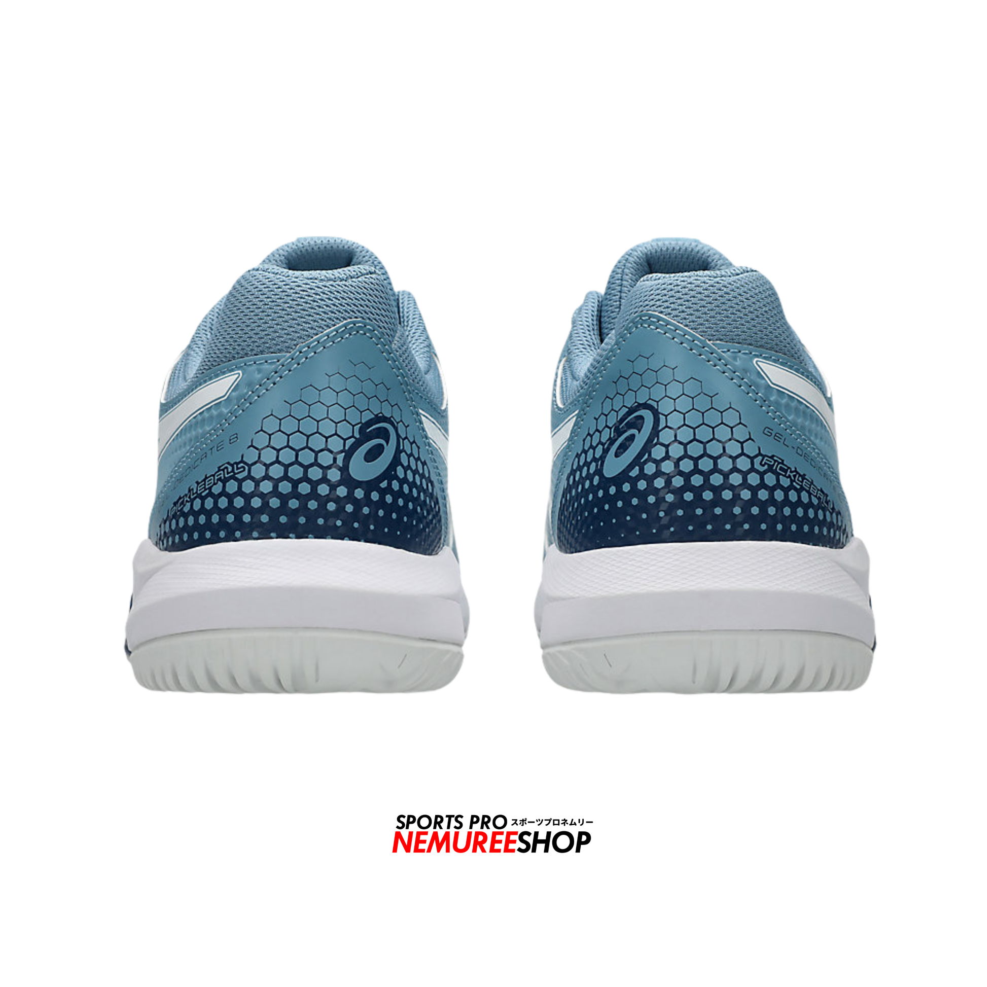ASICS PickleBall Shoes GEL - DEDICATE 8 PICKLEBALL (SABA BLUE / WHITE) - Nemuree Shop - Online Sports Store