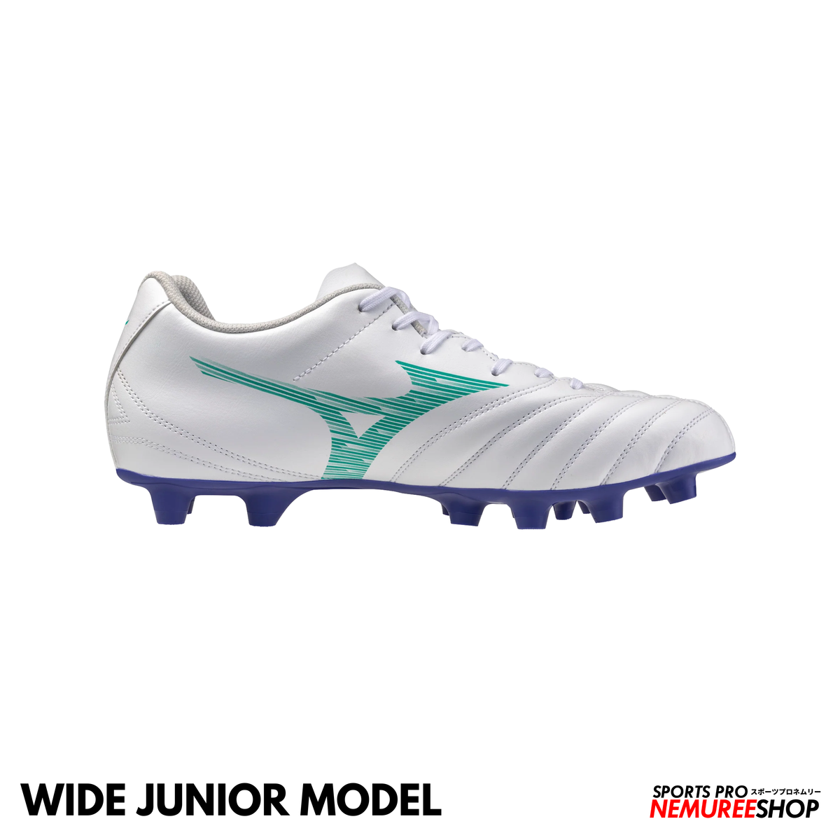 MIZUNO Football Shoes MONARCIDA NEO 3 SELECT JR WIDE (WHITE/ARCADIA)