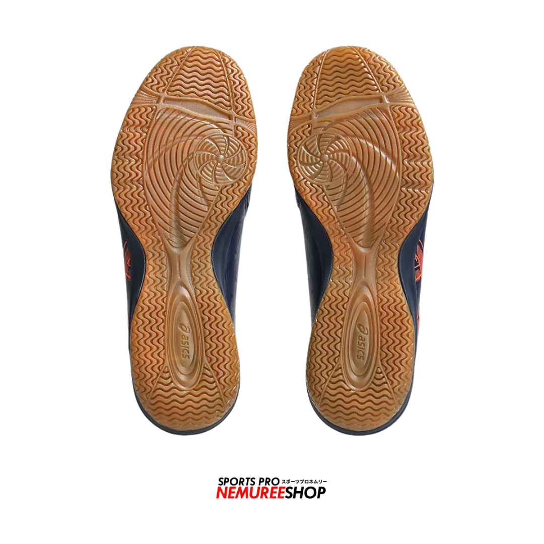 ASICS Futsal Shoes CALCETTO WD 9 (MIDNIGHT / HABANERO) - Nemuree Shop - Online Sports Store