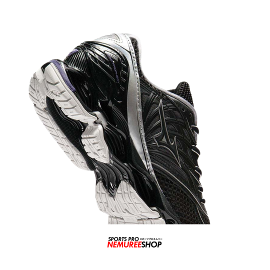 MIZUNO Sneakers WAVE PROPHECY LS (BLACK SILVER/PURPLE HAZE) - Nemuree Shop - Online Sports Store