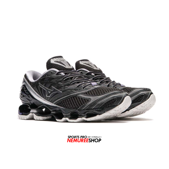 MIZUNO Sneakers WAVE PROPHECY LS (BLACK SILVER/PURPLE HAZE) - Nemuree Shop - Online Sports Store