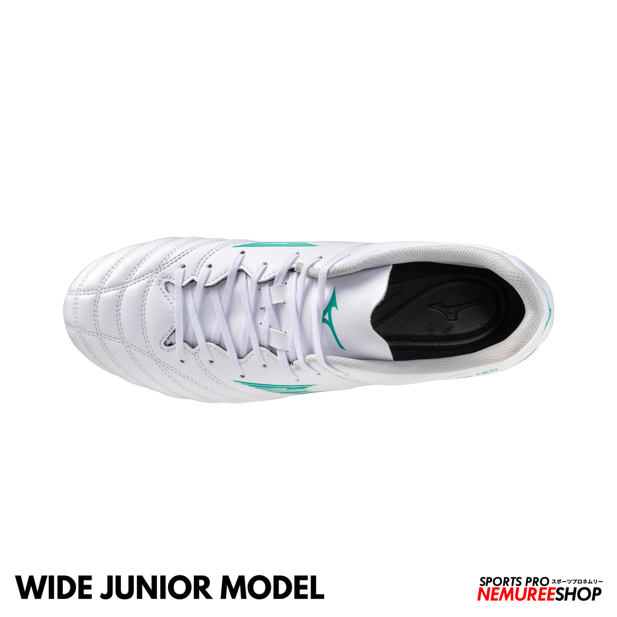 MIZUNO Football Shoes MONARCIDA NEO 3 SELECT JR WIDE (WHITE/ARCADIA)