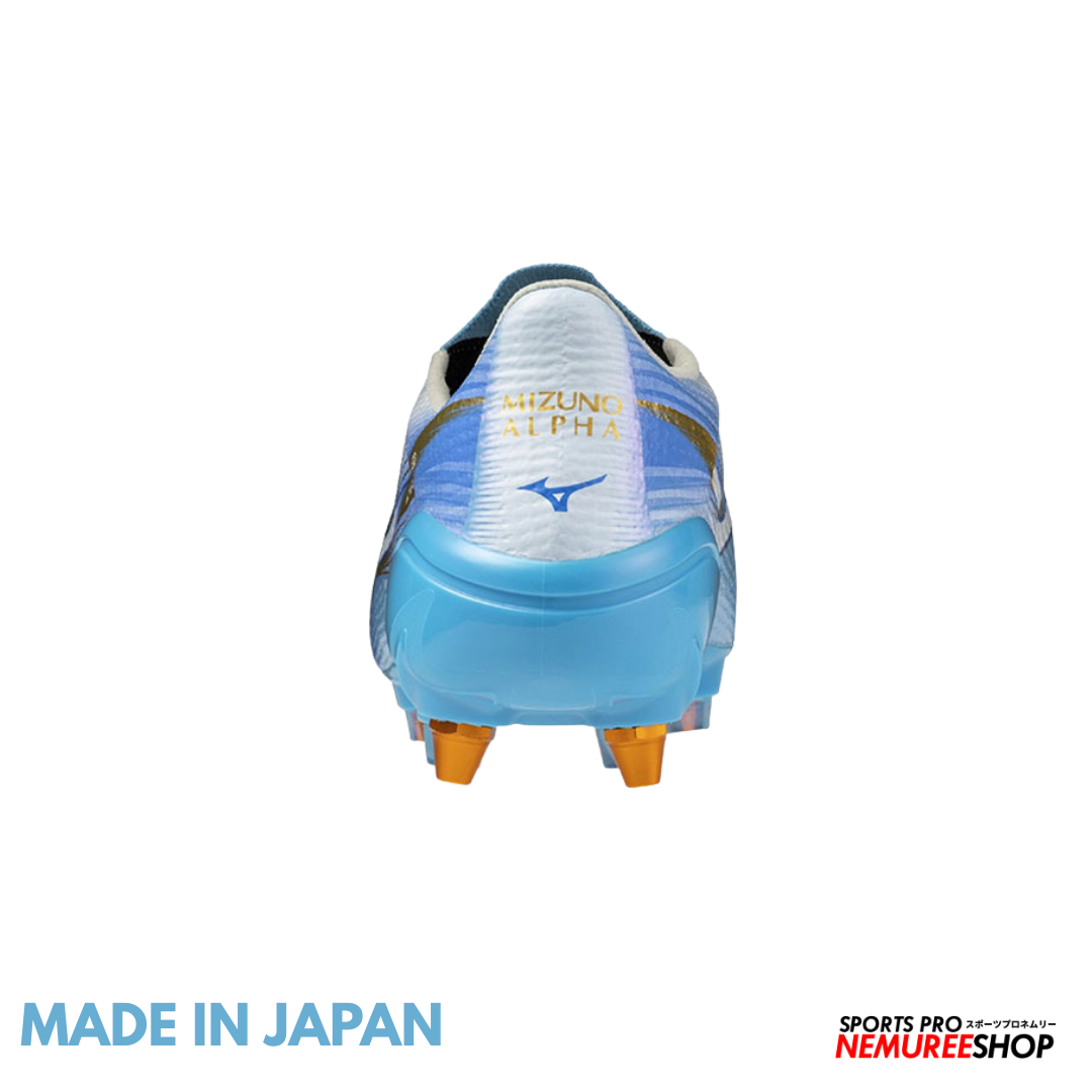 MIZUNO Football Shoes ALPHA 3 JAPAN MIX (CELESTE / WHITE) - Nemuree Shop - Online Sports Store