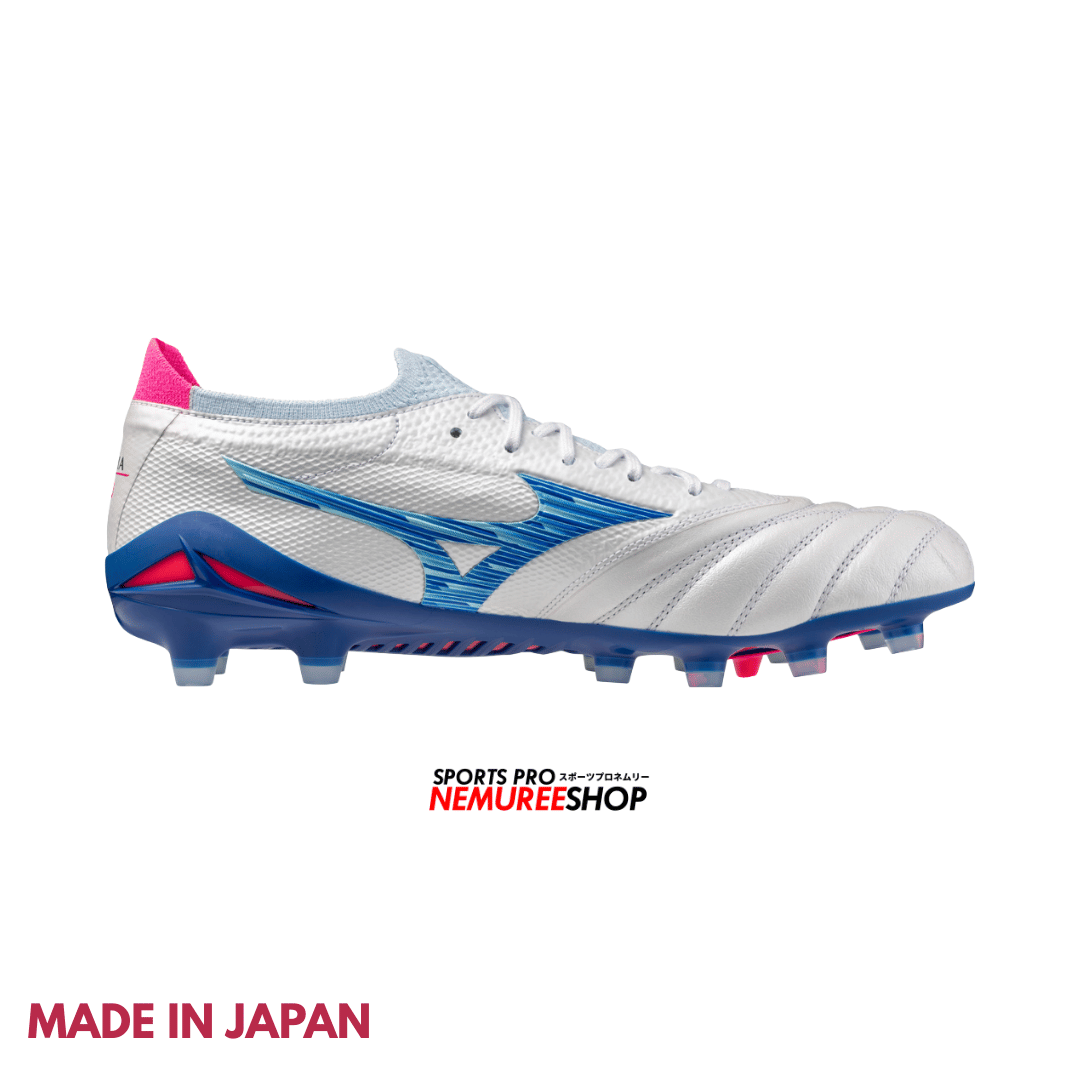 MIZUNO Football Shoes MORELIA NEO 4 BETA JAPAN (WHITE/TANAGER TURQUOISE /PINK TETRA) - Nemuree Shop - Online Sports Store