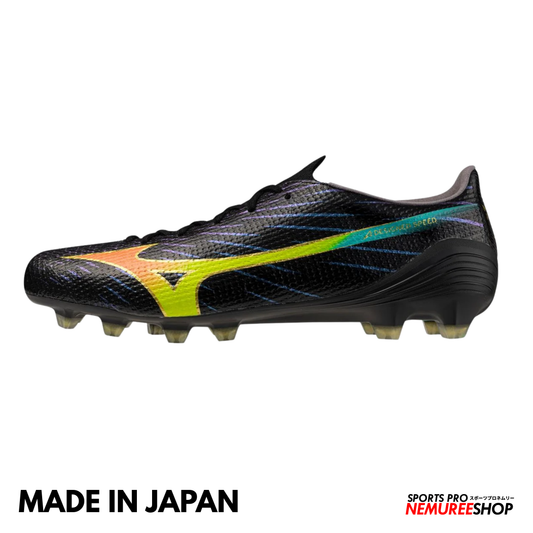 MIZUNO Football Shoes ALPHA 3 JAPAN (BLACK/LAVA ORANGE/EVENING PRIMROSE)
