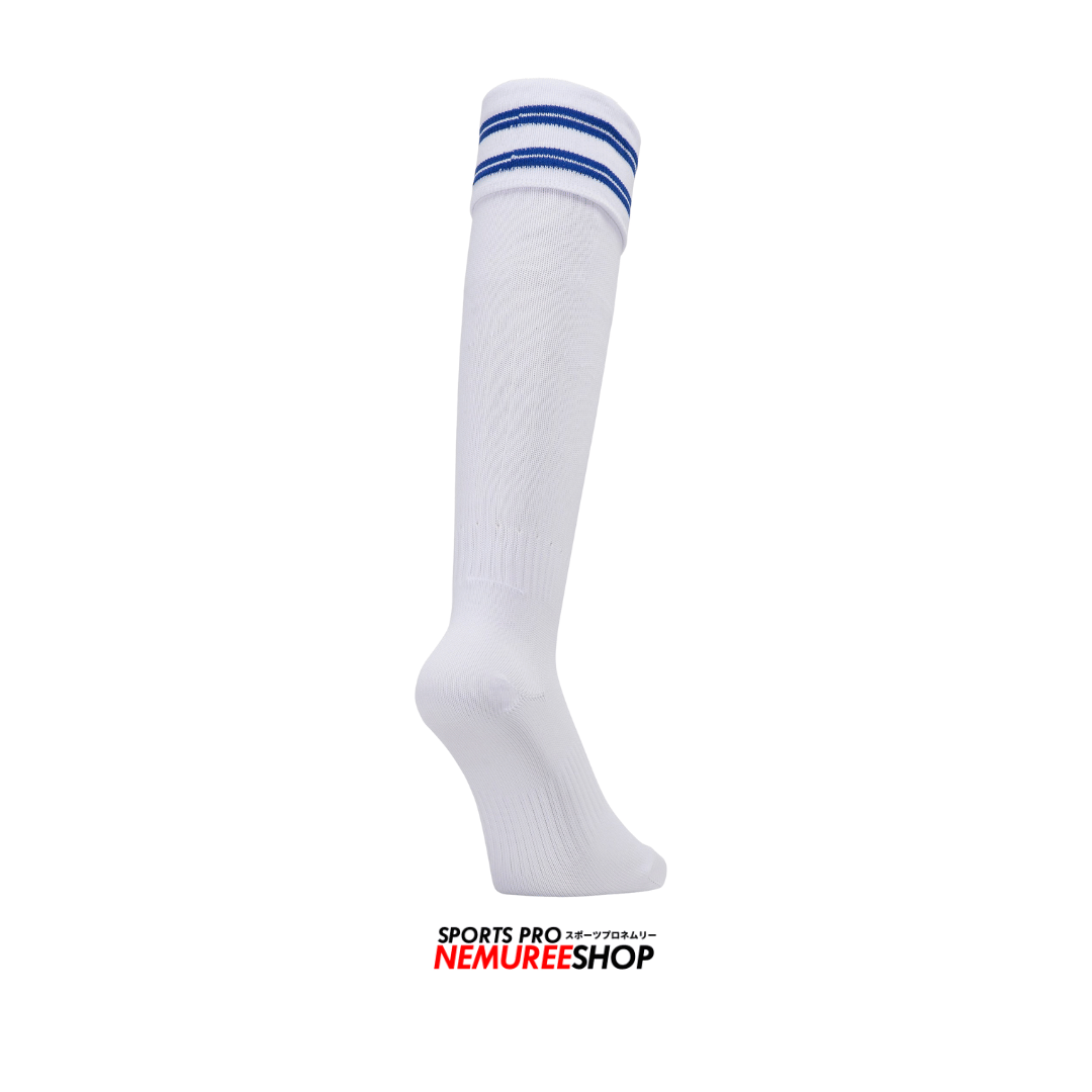 MIZUNO Accessories LINE SOCKS (WHITE/SURF BLUE) - Nemuree Shop - Online Sports Store