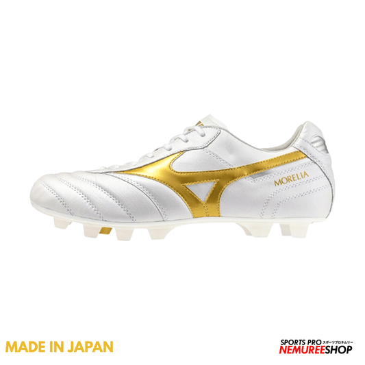MIZUNO Football Shoes MORELIA 2 JAPAN (WHITE / GOLD)