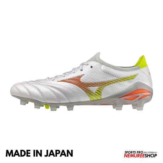 MIZUNO Football Shoes MORELIA NEO 5 BETA JAPAN (WHITE/LAVA ORANGE/EVENING PRIMROSE)