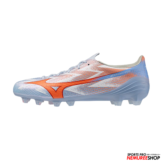 MIZUNO Football Shoes ALPHA 3 ELITE (BLUE FINCH/CORNFLOWER BLUE/LAVA ORANGE)