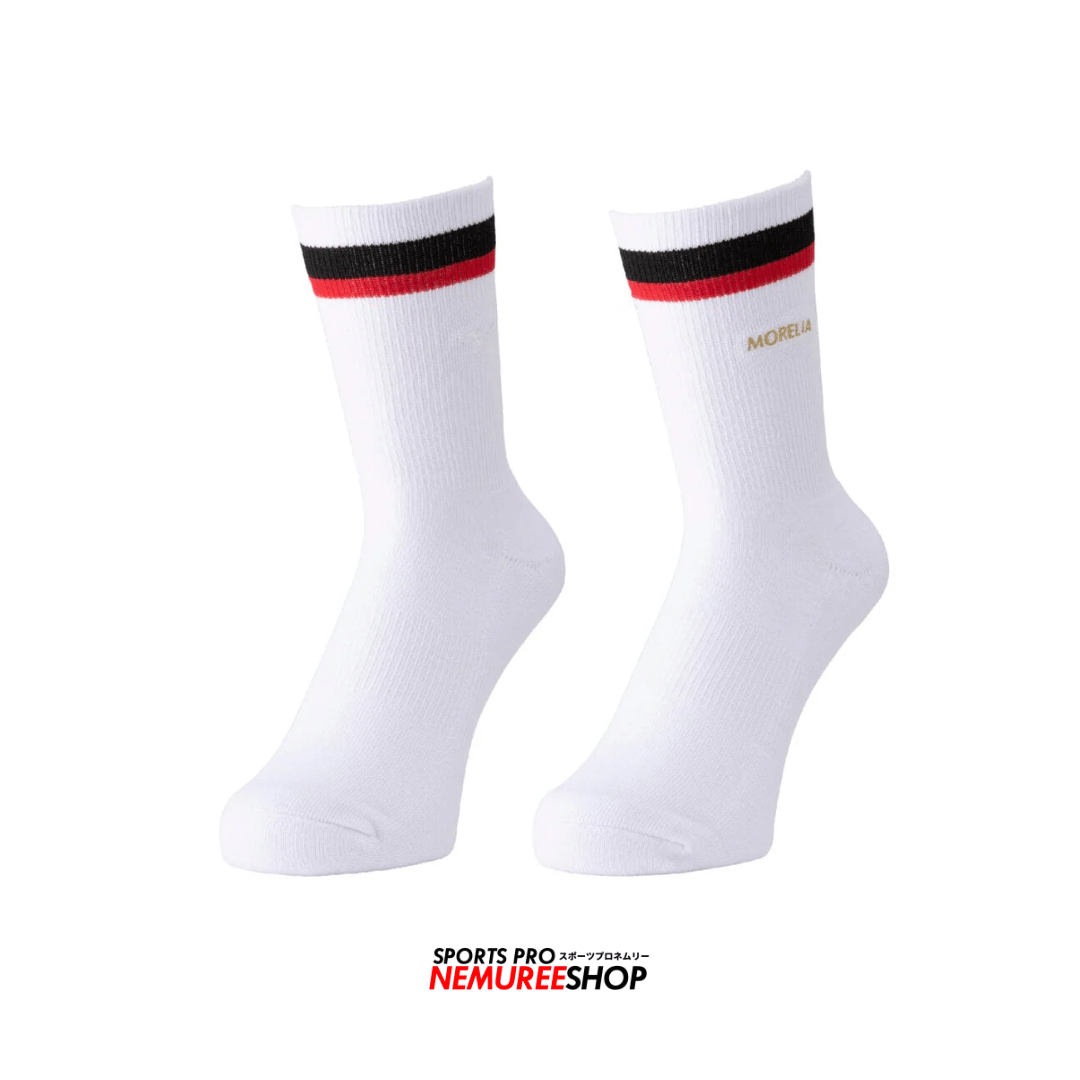 MIZUNO Accessories MORELIA SOCKS (WHITE) - Nemuree Shop - Online Sports Store
