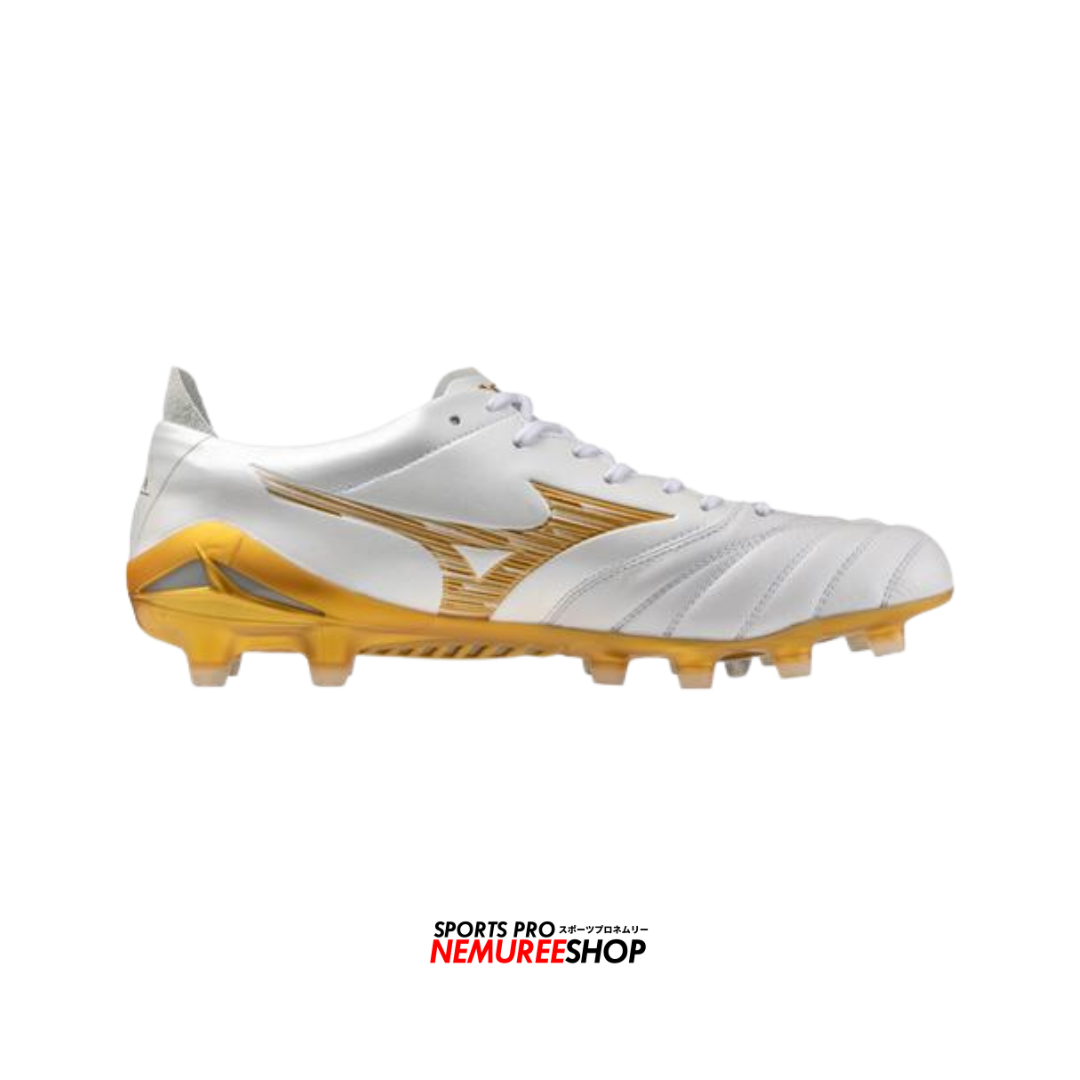 MIZUNO Football Shoes MORELIA NEO 4 ELITE (WHITE / GOLD)
