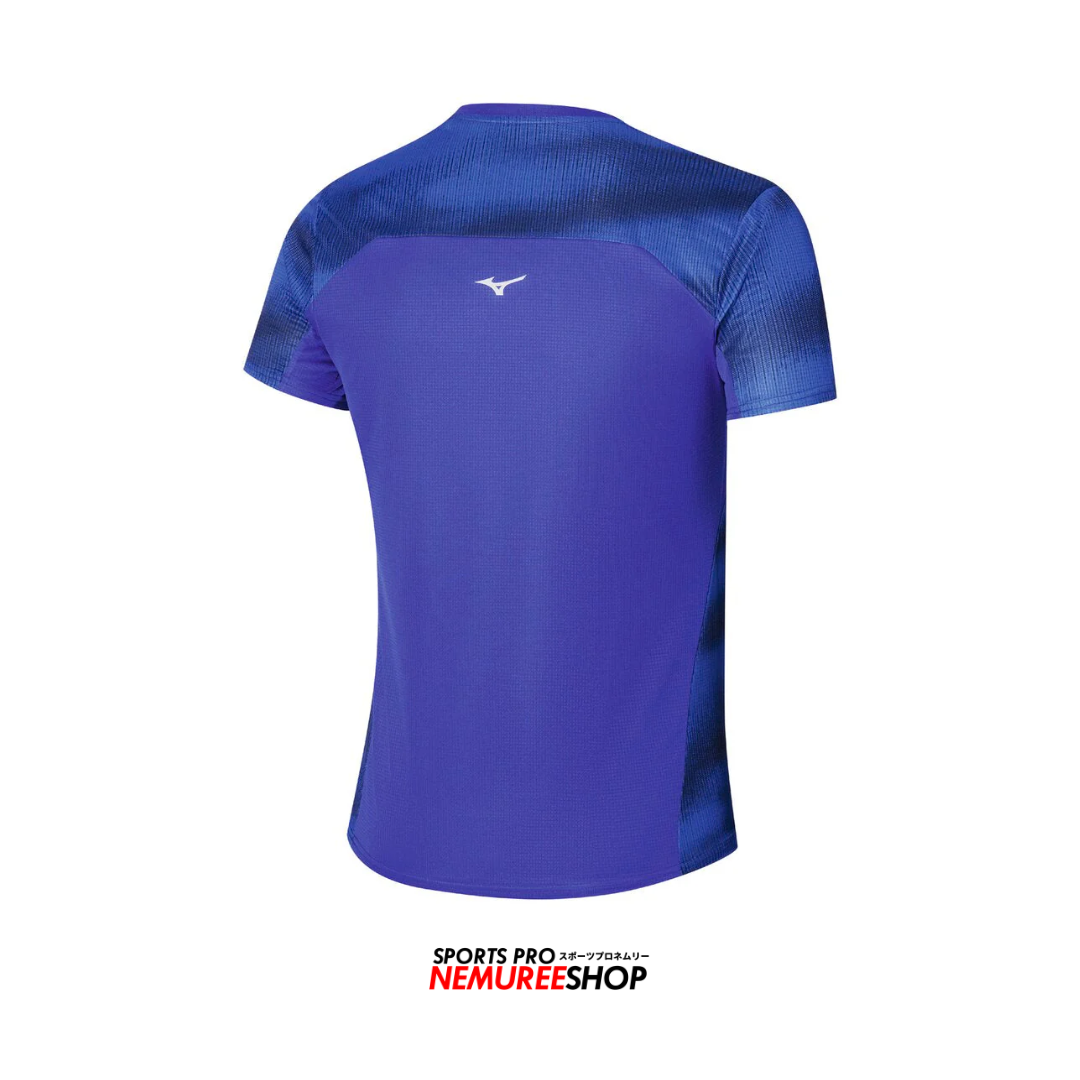 MIZUNO Apparel  DRYAEROFLOW GRAPHIC TEE (REFLEX BLUE) - Nemuree Shop - Online Sports Store