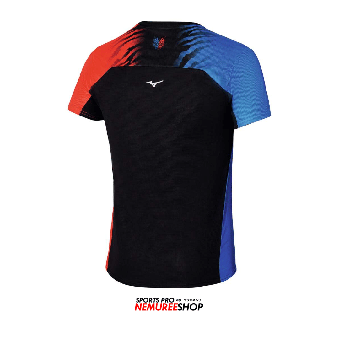 MIZUNO Apparel  DRYAEROFLOW GRAPHIC TEE (ONI RED/ONI BLUE) - Nemuree Shop - Online Sports Store