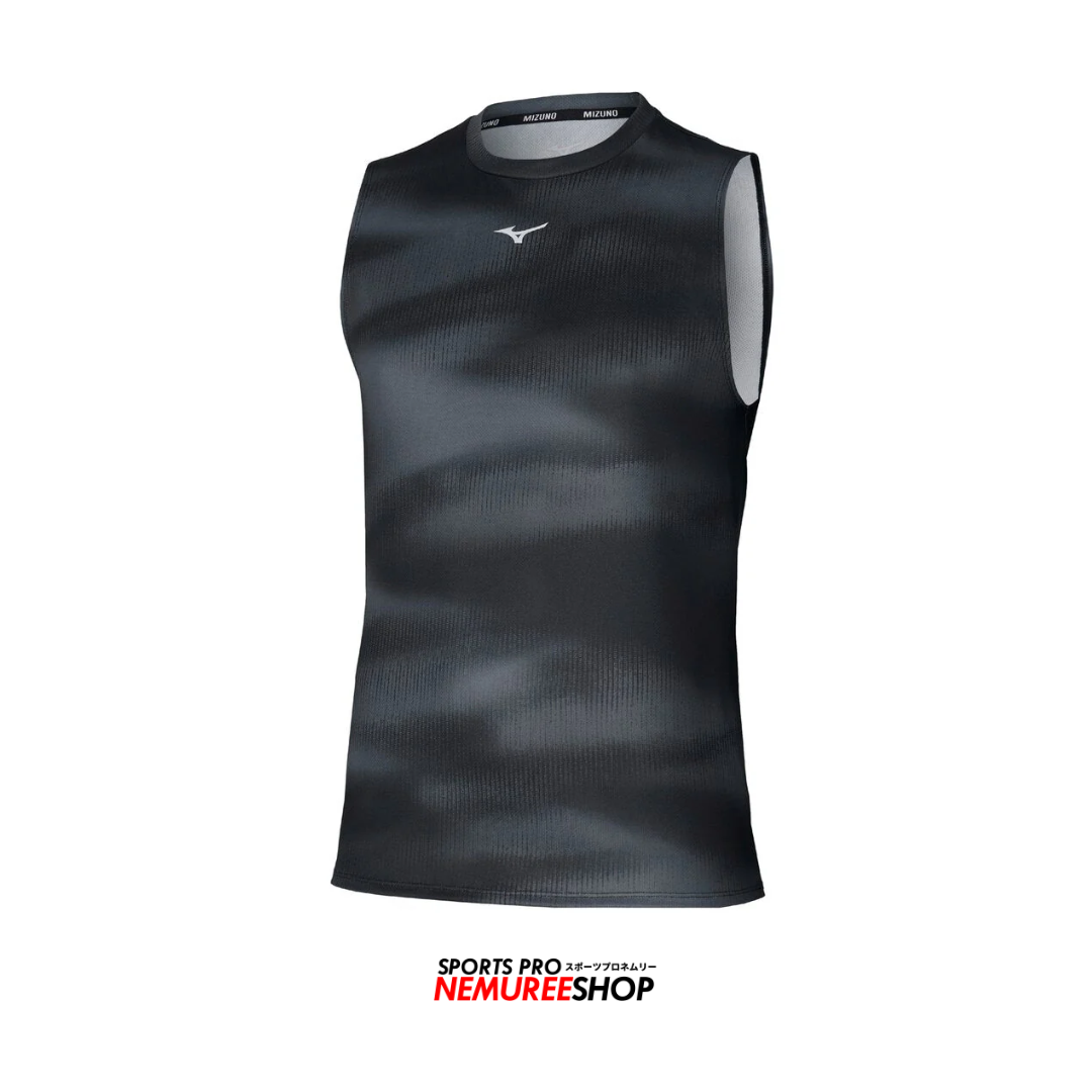 MIZUNO Apparel  CORE GRAPHIC SLEEVELESS (BLACK) - Nemuree Shop - Online Sports Store