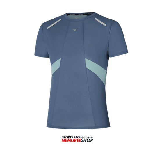 MIZUNO Apparel  DRYAEROFLOW TEE (VINTAGE INDIGO) - Nemuree Shop - Online Sports Store