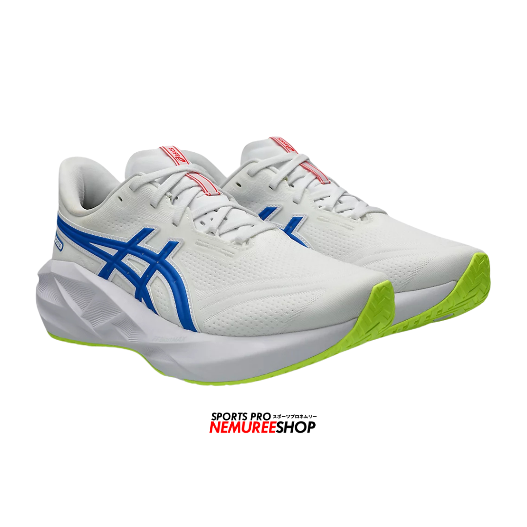 ASICS Running Shoes NOVABLAST 5 ATC (WHITE/TUNA BLUE) - Nemuree Shop - Online Sports Store
