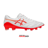 ASICS Football Shoes DS LIGHT X-FLY 6 (WHITE / FLASH RED) - Nemuree Shop - Online Sports Store