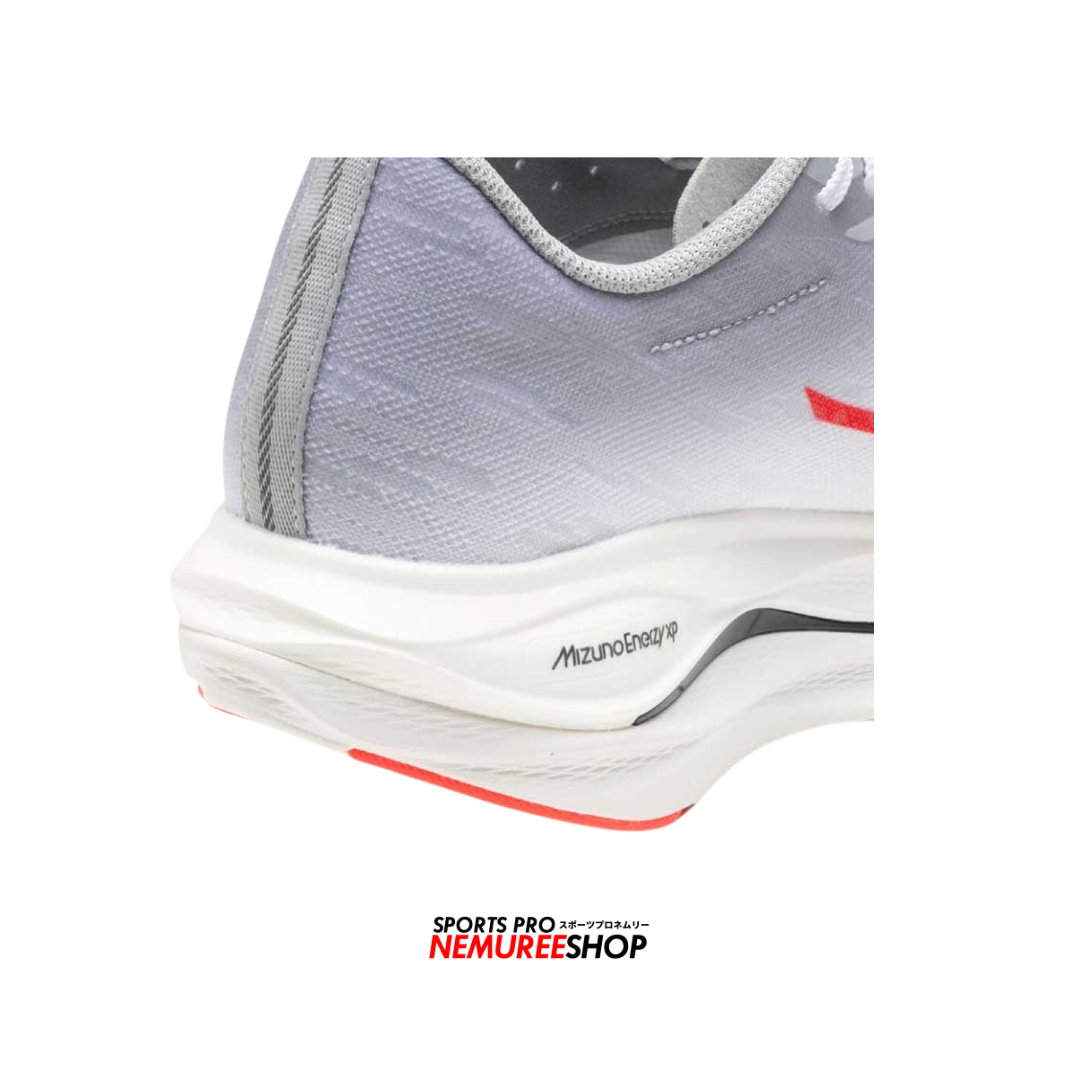 MIZUNO Running Shoes WAVE REBELLION FLASH 3 (WHITE/FIERY CORAL 2/IRIS BLOOM) - Nemuree Shop - Online Sports Store