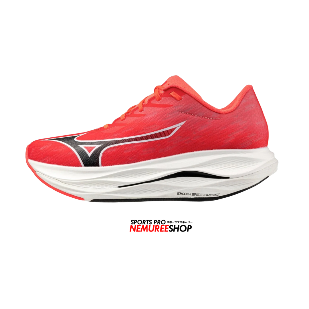 MIZUNO Running Shoes WAVE REBELLION FLASH 3 (FIERY CORAL 2/BLACK/WHITE) - Nemuree Shop - Online Sports Store