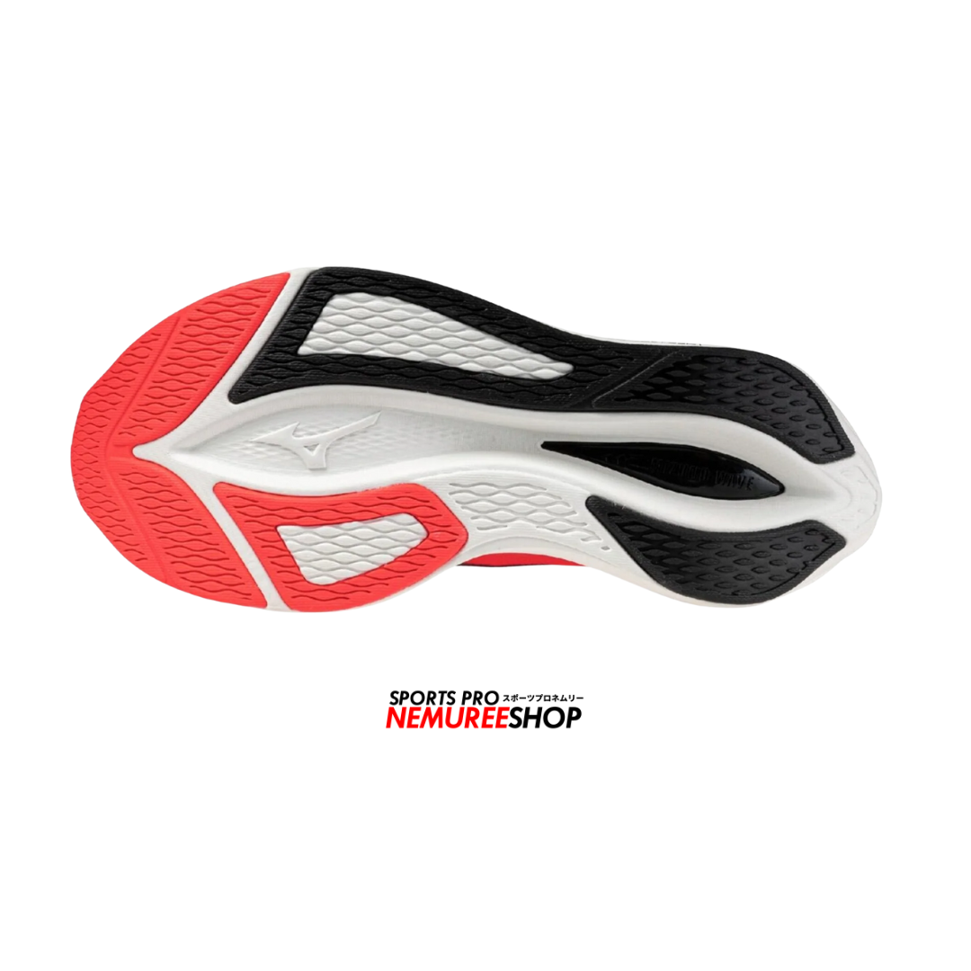 MIZUNO Running Shoes WAVE REBELLION FLASH 3 (FIERY CORAL 2/BLACK/WHITE) - Nemuree Shop - Online Sports Store