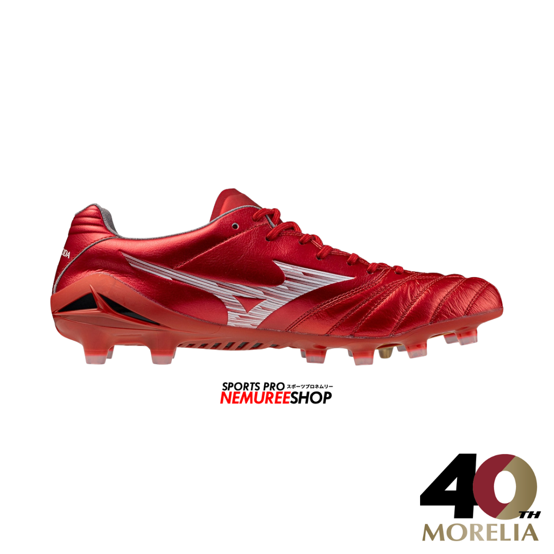 MIZUNO Football Shoes MONARCIDA NEO 3 ELITE (MORELIA 40TH RED / WHITE ) - Nemuree Shop - Online Sports Store