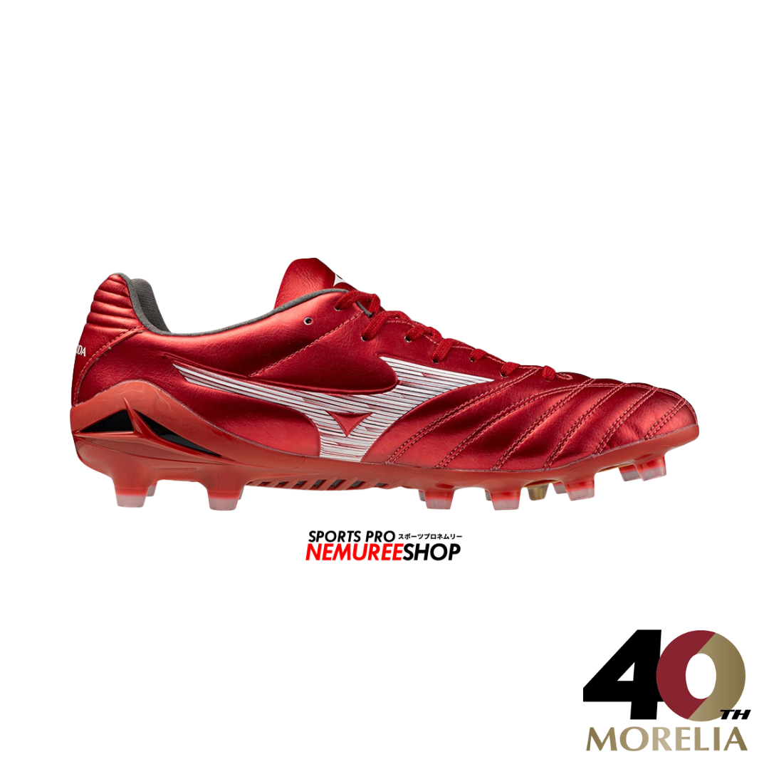 MIZUNO Football Shoes MONARCIDA NEO 3 PRO (MORELIA 40TH RED / WHITE ) - Nemuree Shop - Online Sports Store