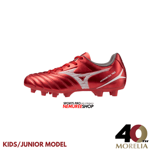 MIZUNO Football Shoes MONARCIDA NEO 3 SELECT JR (MORELIA 40TH RED/WHITE) - Nemuree Shop - Online Sports Store