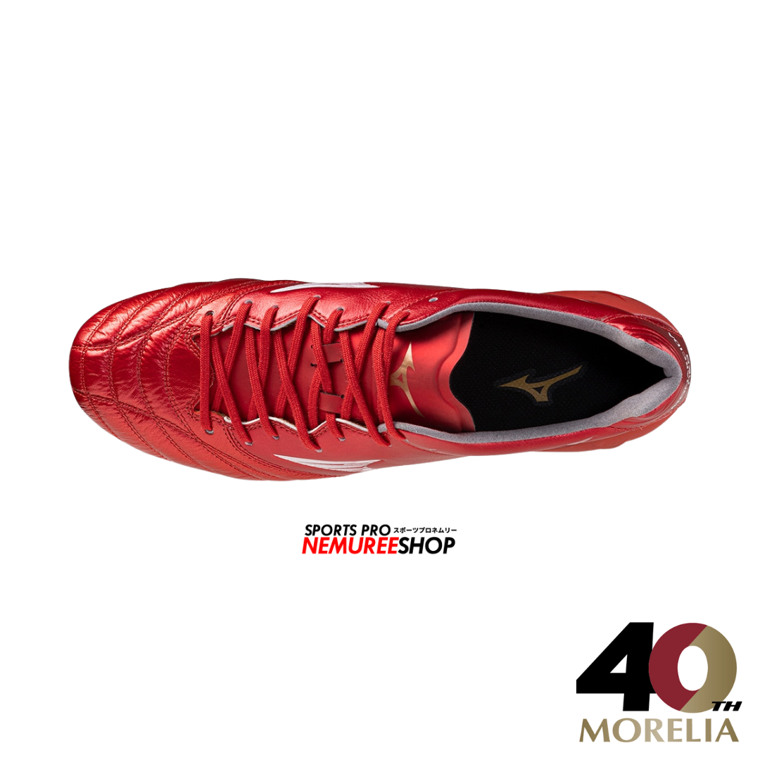 MIZUNO Football Shoes MONARCIDA NEO 3 ELITE (MORELIA 40TH RED / WHITE ) - Nemuree Shop - Online Sports Store
