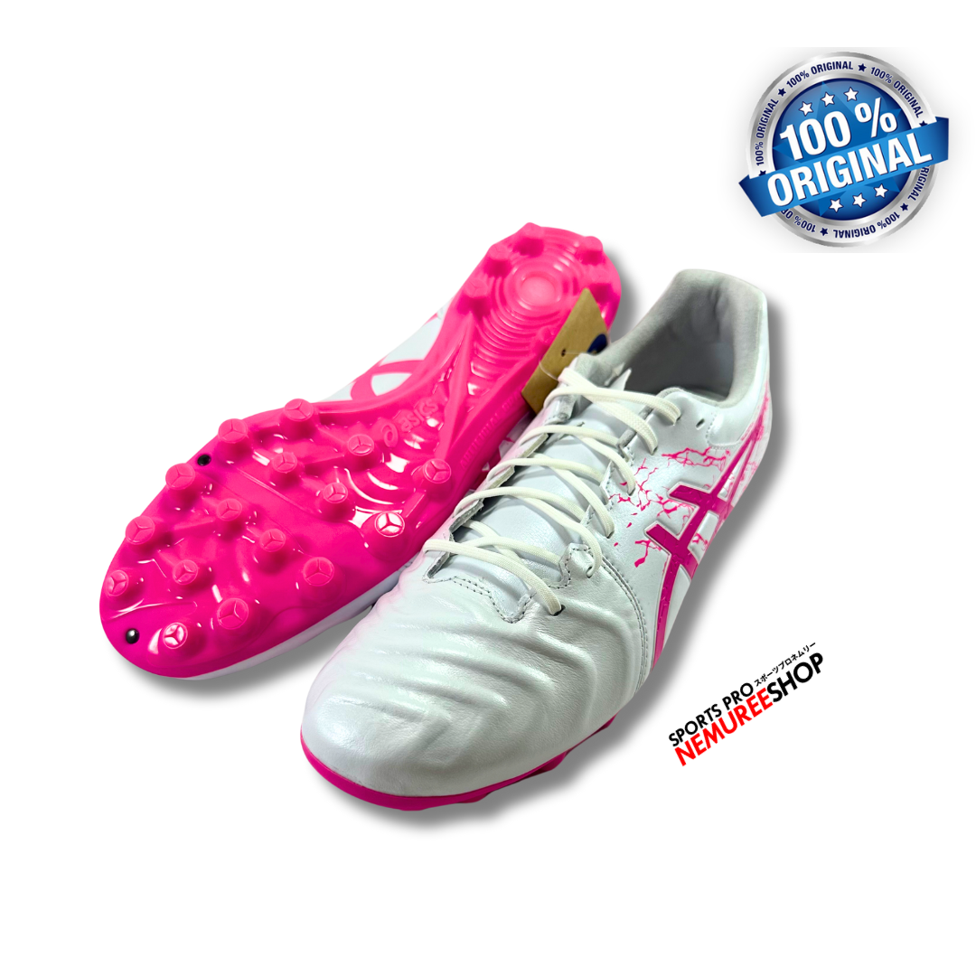 ASICS Soccer Shoes DS LIGHT AG (WHITE/PINK) - Nemuree Shop - Online Sports Store