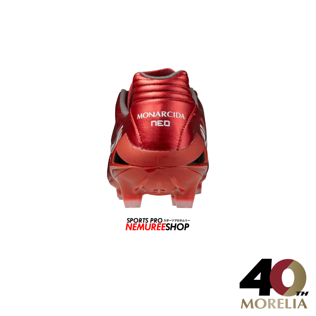 MIZUNO Football Shoes MONARCIDA NEO 3 PRO (MORELIA 40TH RED / WHITE ) - Nemuree Shop - Online Sports Store