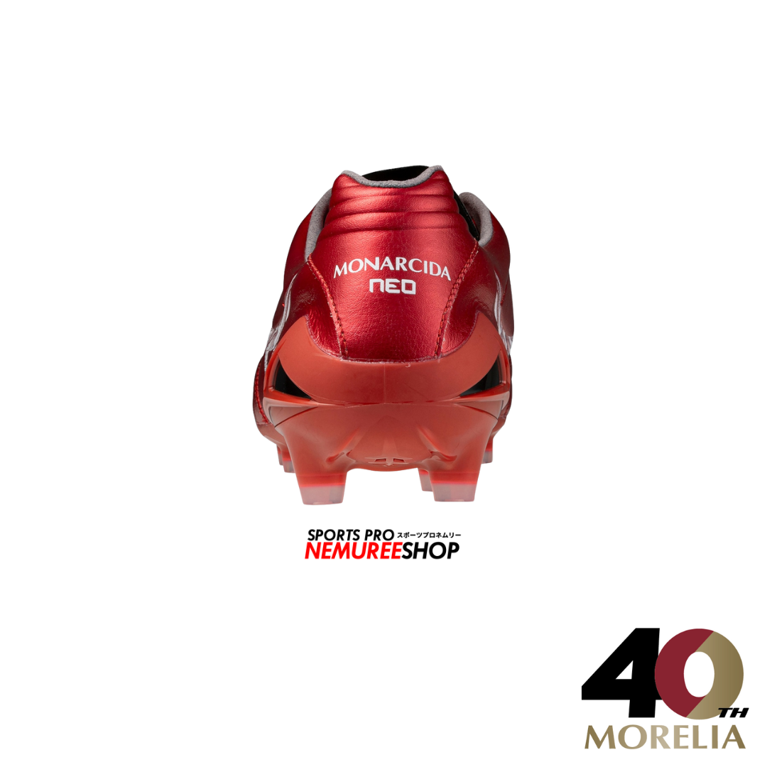 MIZUNO Football Shoes MONARCIDA NEO 3 ELITE (MORELIA 40TH RED / WHITE ) - Nemuree Shop - Online Sports Store