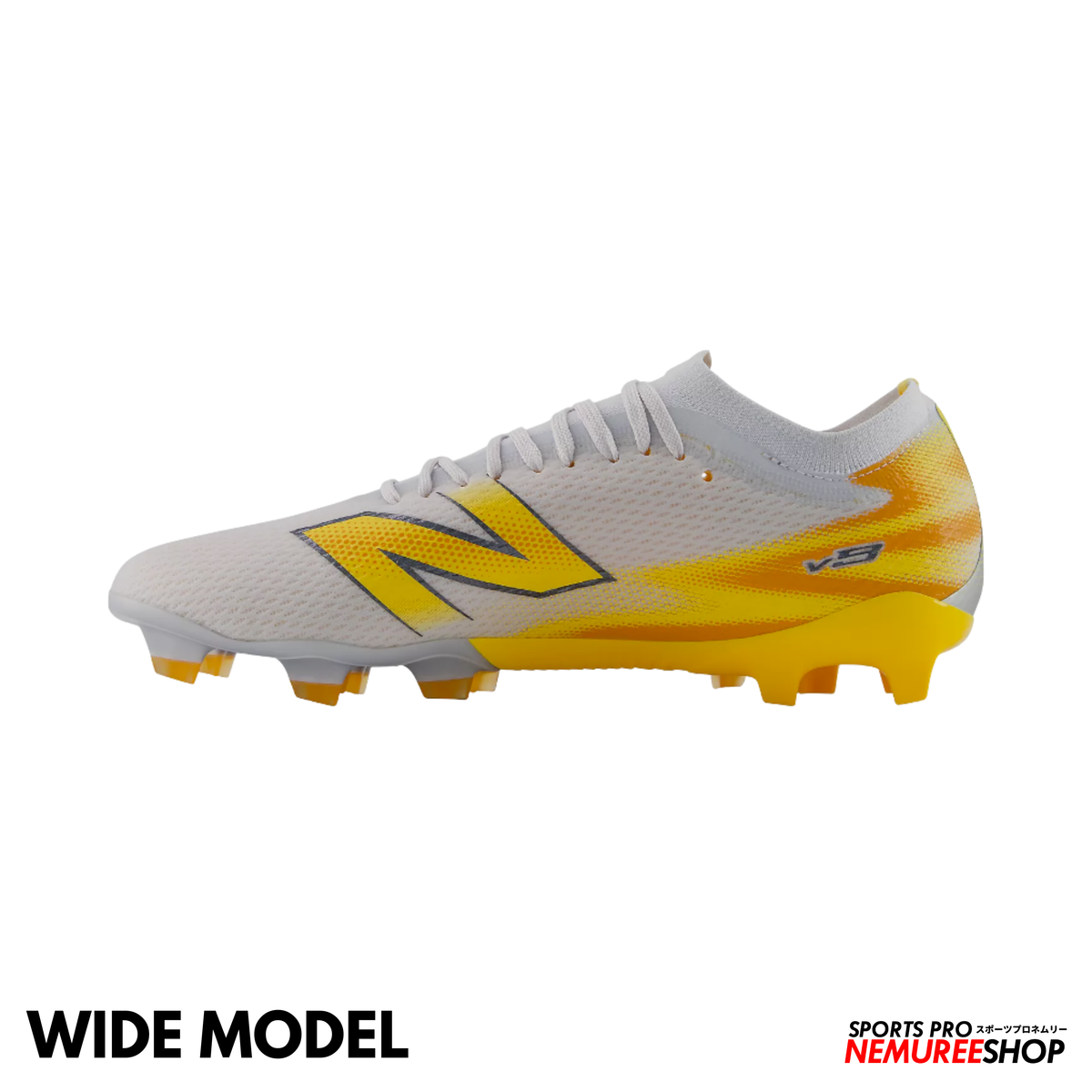 NEW BALANCE Football Shoes FURON TEAM FG V9 WIDE (FRESH AIR / SATSUMA ORANGE)