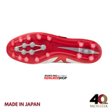 MIZUNO Soccer Shoes MORELIA 2 AG JAPAN  (WHITE/MORELIA 40TH RED) - Nemuree Shop - Online Sports Store