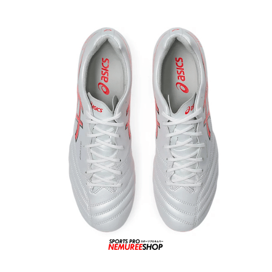 ASICS Football Shoes DS LIGHT X-FLY PRO 3 (WHITE/FLASH RED) - Nemuree Shop - Online Sports Store