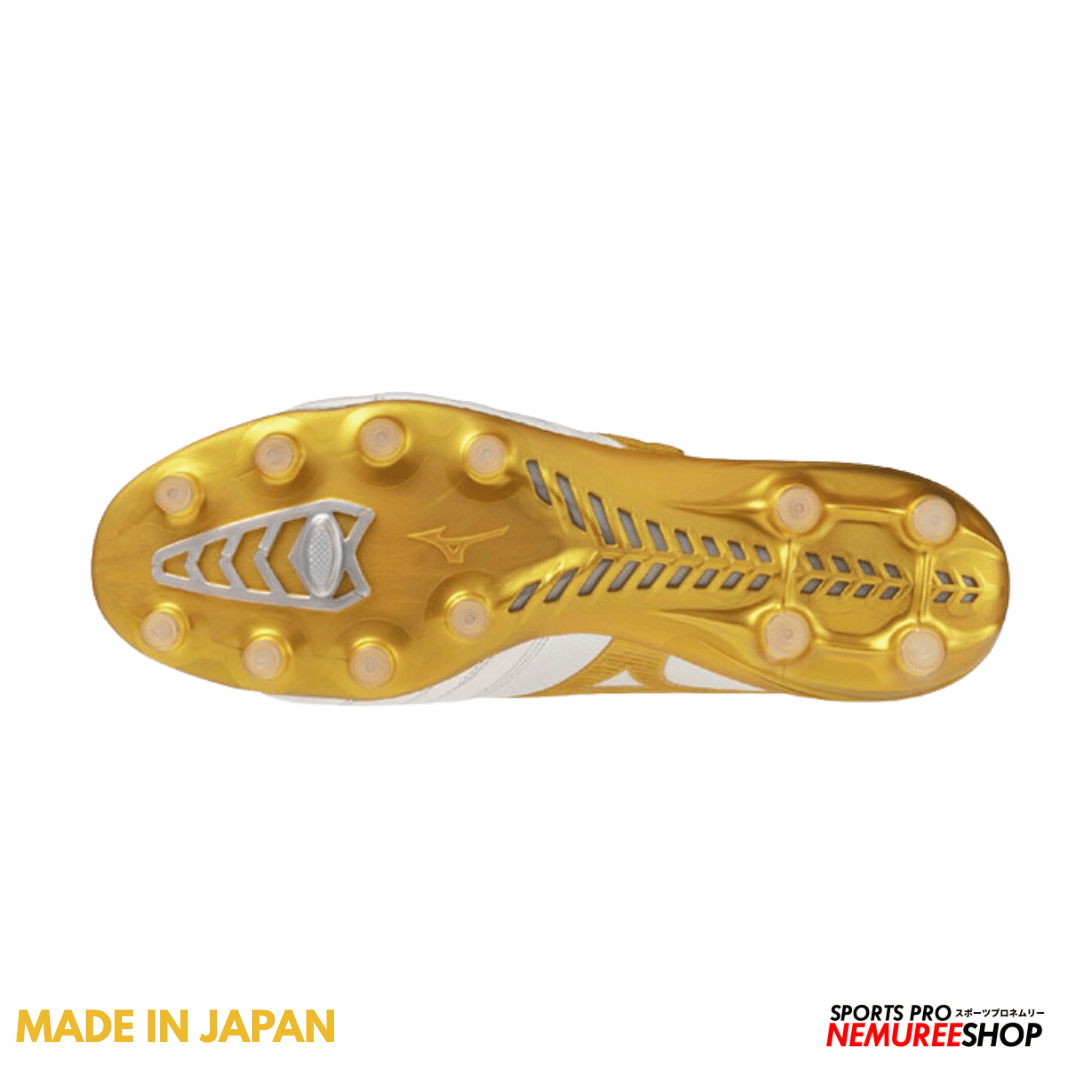 MIZUNO Football Shoes MORELIA NEO 4 BETA JAPAN (WHITE / GOLD)